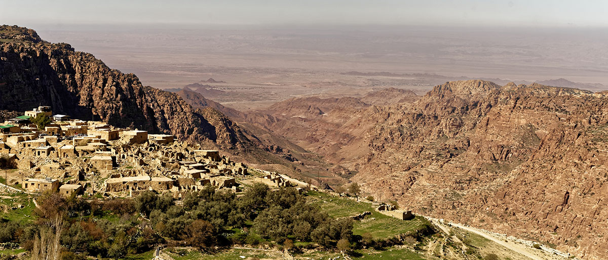 Village de Dana en Jordanie
